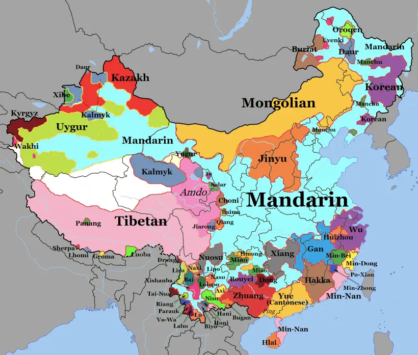 China language map