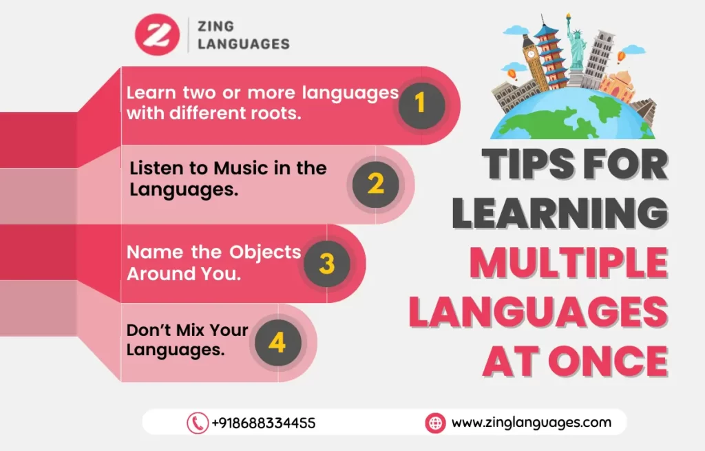 Learn two languages at the same time | learn multiple languages at once |  Zing Languages