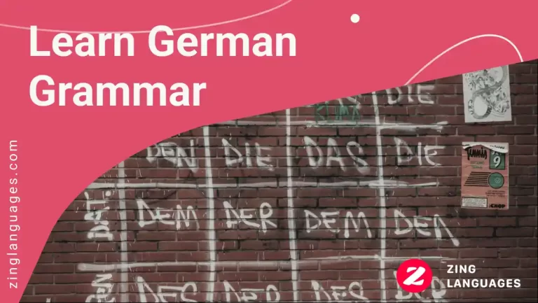 how to learn german grammar