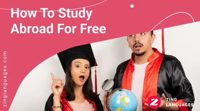 How to study abroad for free | Study abroad for indian Students | Zing Languages